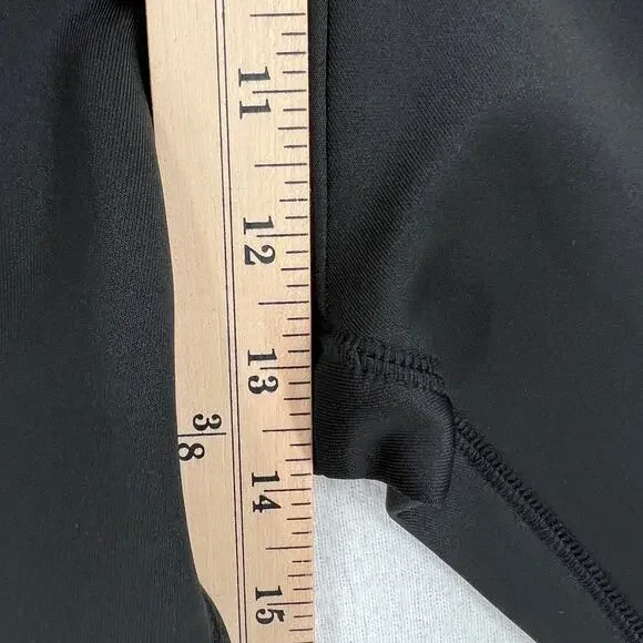 HERVE LEGER Logo Bike Shorts Womens Small Black White High Rise Stretch NWT - Picture 15 of 16